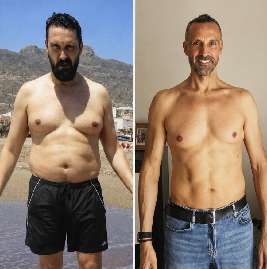 Resultado de César — antes y después